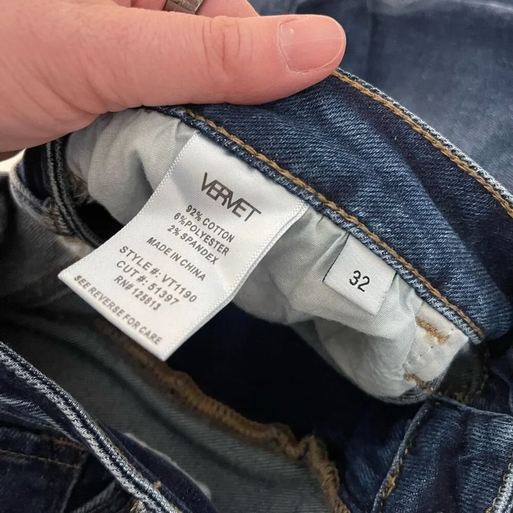 Vervet Erika Stretch Mom Jeans Size 32‎ NWT